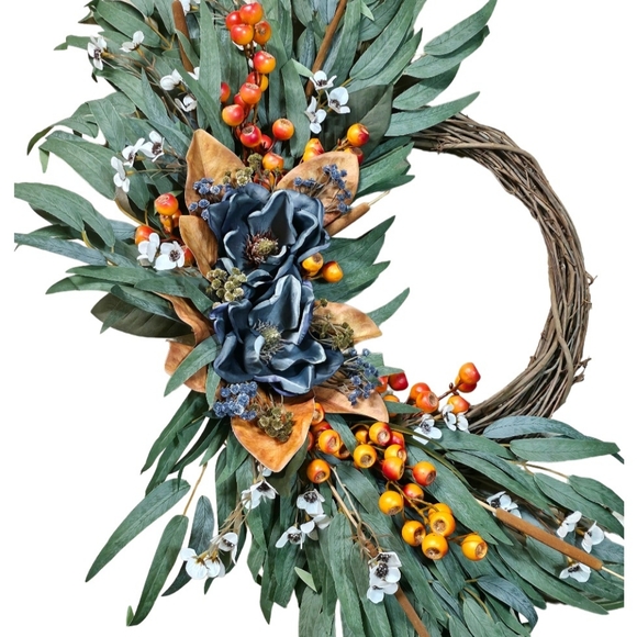 Boho Fall Floral Wreath - Picture 8 of 14